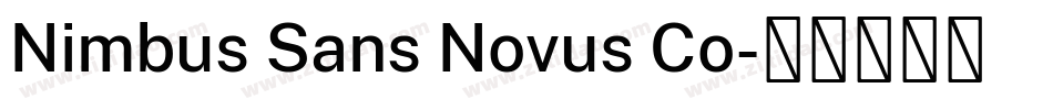 Nimbus Sans Novus Co字体转换